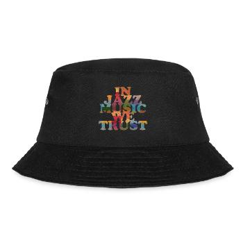 In Jazz Music we Trust - Bucket Hat - black - Front - Lela (165cm)