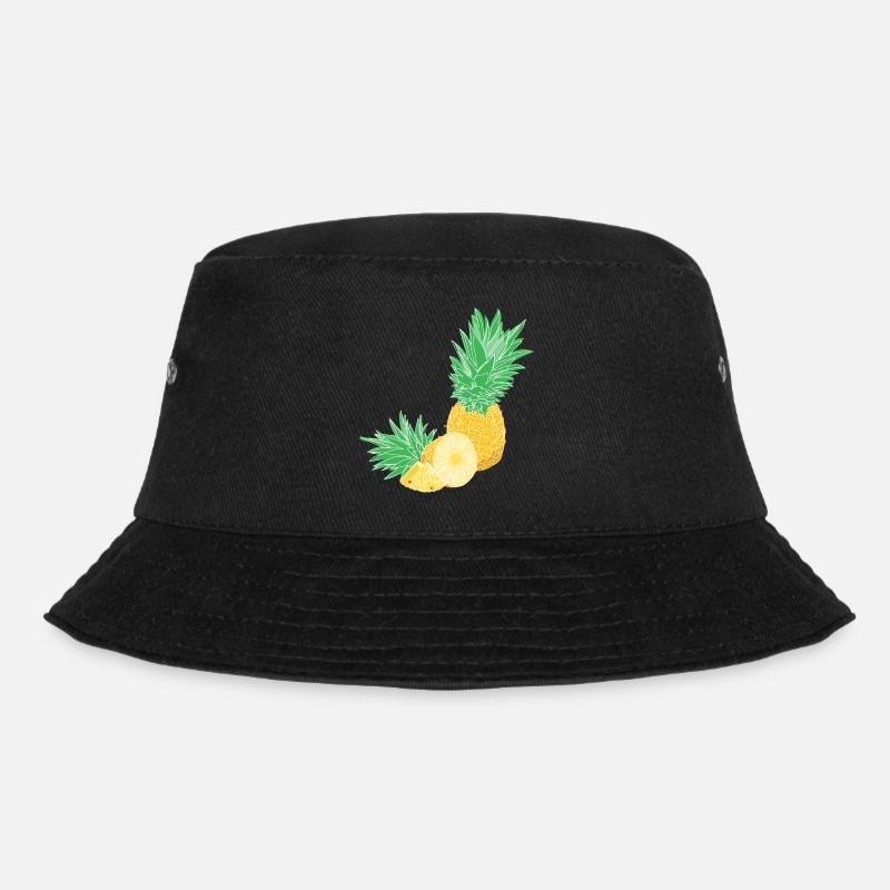 Pineapple - Bucket Hat - black