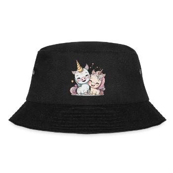 Licorne Deux Licornes Mignonnes Licorne Chemise Fille - Bob - noir - Devant - Lela (165cm)