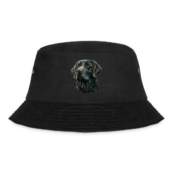 Old Labrador Retriever - Bucket Hat - black - Front - Lela (165cm)