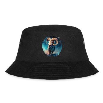 Zodiac Sign Aries Gift - Bucket Hat - black - Front - Lela (165cm)