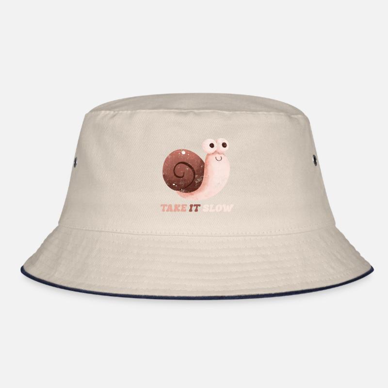Take it Slow witziger Spruch Bucket Hat