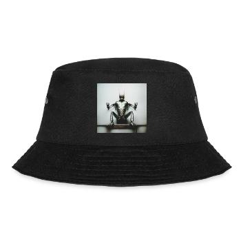 Portrait of silver shimmering insect - Bucket Hat - black - Front - Lela (165cm)