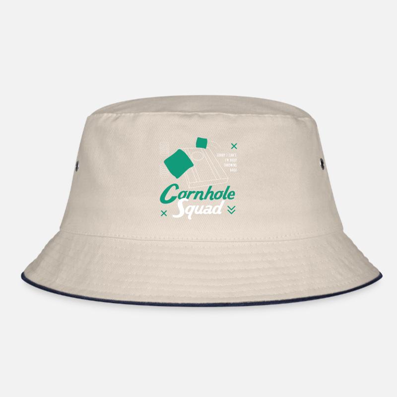Cornhole Squad Wilderness Ironic Saying Bucket Hat