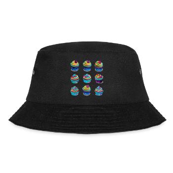 Muffins Tartlets - Bucket Hat - black - Front - Lela (165cm)