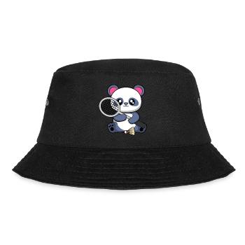 Ours panda jouant au badminton, Hobby Sports - Bob - noir - Devant - Lela (165cm)