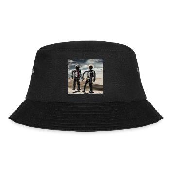 men in cyber world - Bucket Hat - black - Front - Lela (165cm)