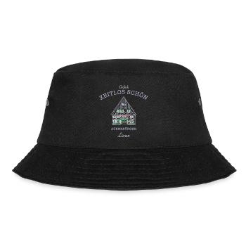 Lünen, kultiges Ackerbürgerhaus, Kreis Unna - Bucket Hat - Schwarz - Vorne - Lela (165cm)