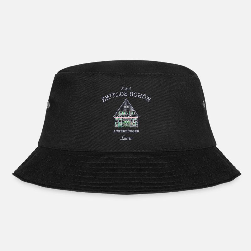 Lünen, kultiges Ackerbürgerhaus, Kreis Unna - Bucket Hat - Schwarz