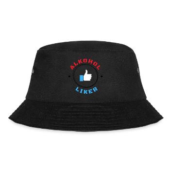 ALCOHOL Liker - Bucket Hat - black - Front - Lela (165cm)