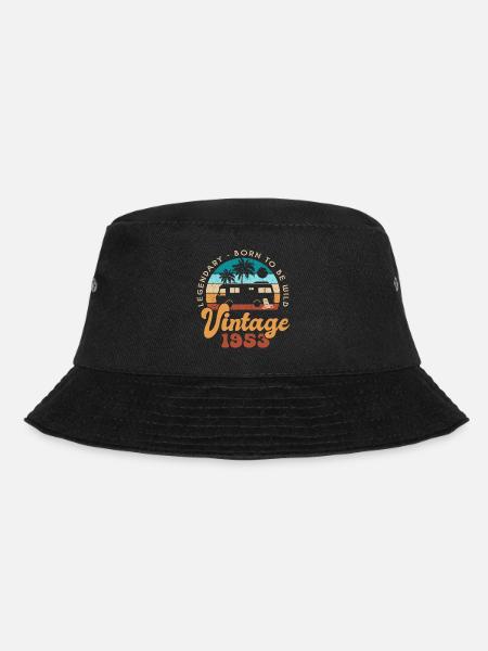 70 Years Anniversary 70 Years Born in 1953 - Bucket Hat - black