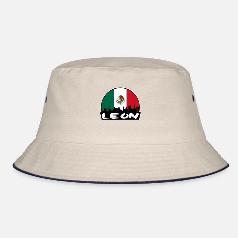 Leon Mexico Flag Skyline Silhouette Voyage Bob