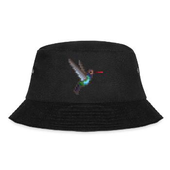 Vogel - Bucket Hat - Schwarz - Vorne - Lela (165cm)