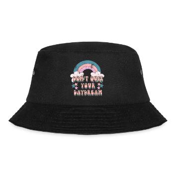 Motivation Dream Quote - Bucket Hat - black - Front - Lela (165cm)