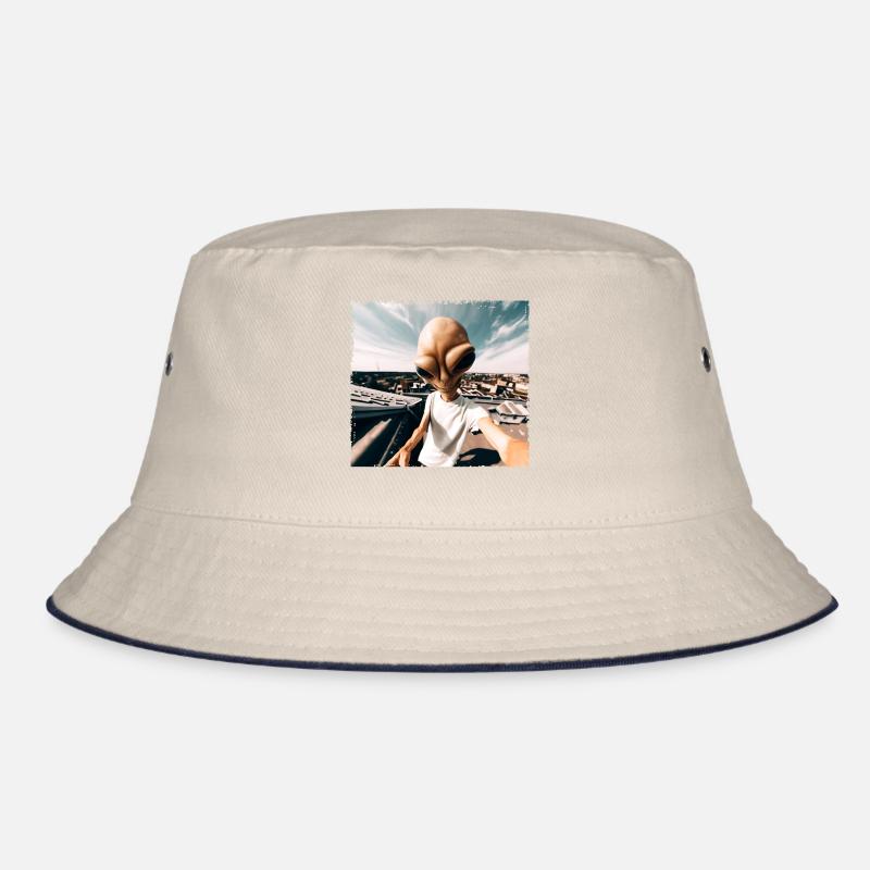 Alien Rooftop Selfie Bucket Hat