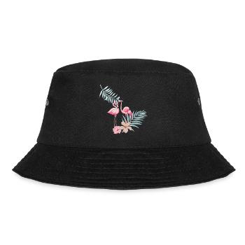 flamingos - Bucket Hat - black - Front - Lela (165cm)