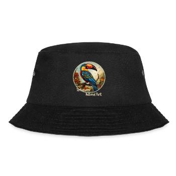 Tortuego National Park retro style - Bucket Hat - black - Front - Lela (165cm)