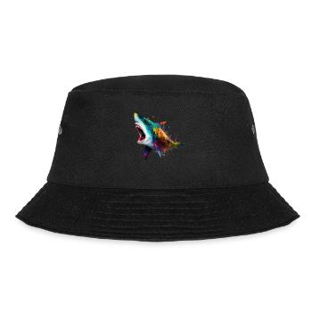 cool shark - Bucket Hat - black - Front - Lela (165cm)