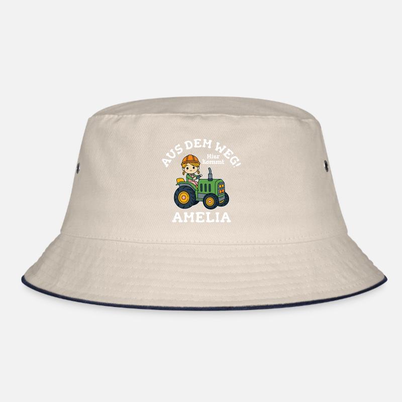 Amelia Name Traktor Bucket Hat