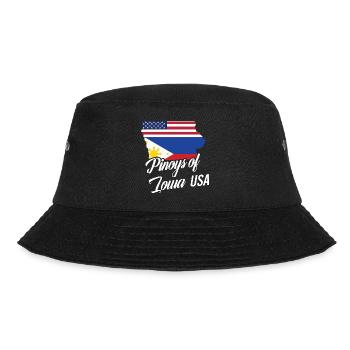 Filipinos of Iowa Design for Proud Fil-Ams - Bucket Hat - black - Front - Lela (165cm)