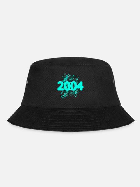 Retro 2004 - Bucket Hat - Schwarz