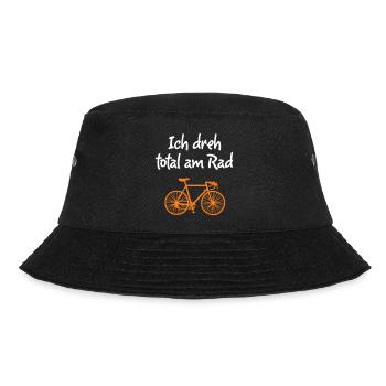 Rad Fahrrad drehen ausrasten crazy psycho Fan - Bucket Hat - Schwarz - Vorne - Lela (165cm)