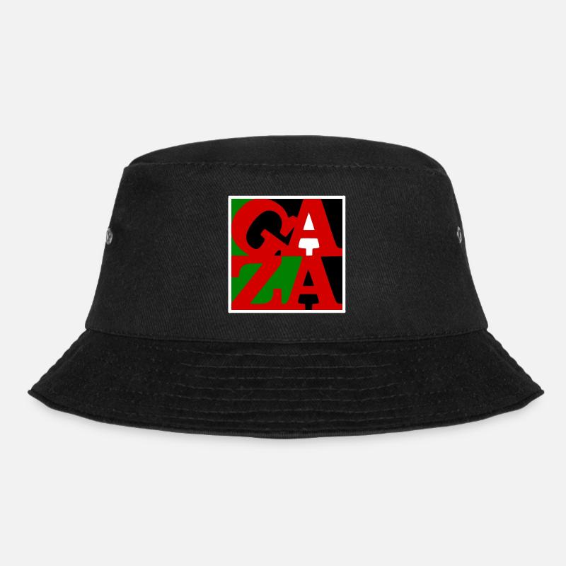 Gaza - Bucket Hat - Schwarz