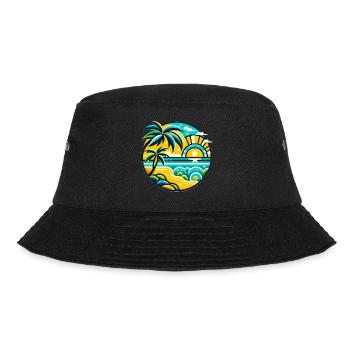 tropical paradise - Bucket Hat - Schwarz - Vorne - Lela (165cm)