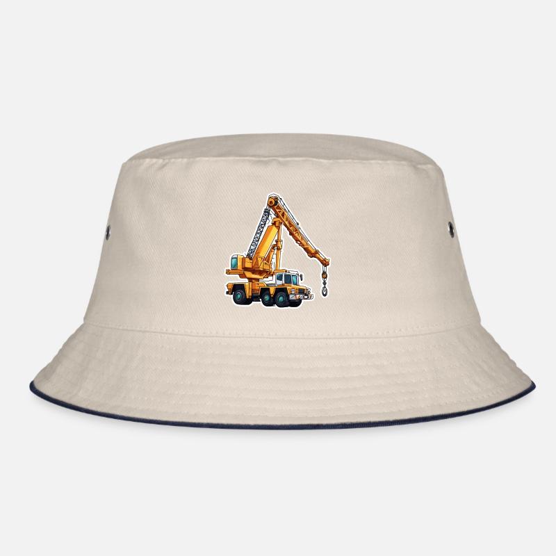 Crane / construction site / winch / crane system Bucket Hat