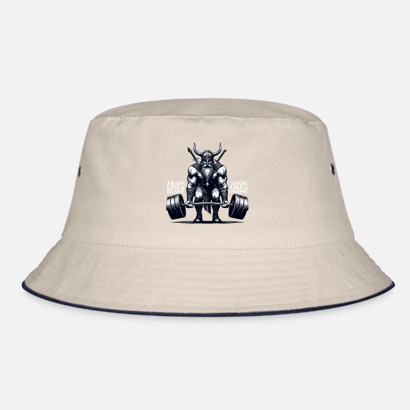 Wikinger Kreuzheben Geschenk Bucket Hat