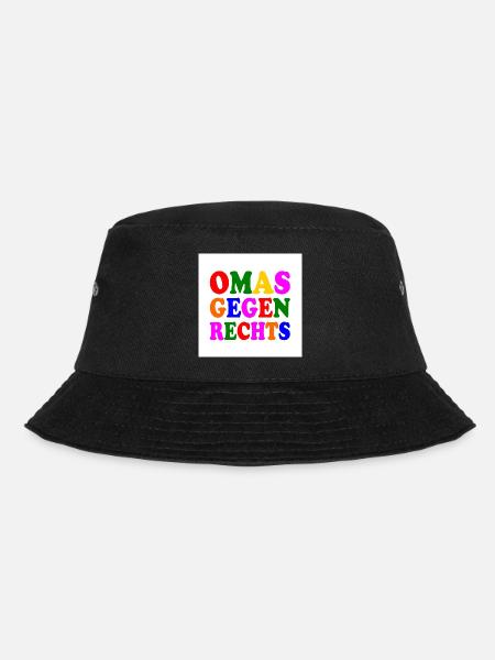 Omas gegen rechts - Bucket Hat - Schwarz