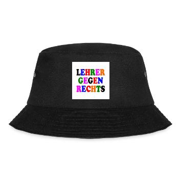 Lehrer gegen rechts - Bucket Hat - Schwarz - Vorne - Lela (165cm)
