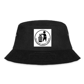 Keep your environment clean - Bucket Hat - black - Front - Lela (165cm)
