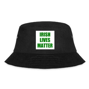 irish lives matter - Bucket Hat - Schwarz - Vorne - Lela (165cm)