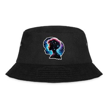 Silhouette / Forest / Portrait / Trees / Person - Bucket Hat - black - Front - Lela (165cm)