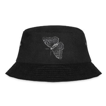 Butterfly Wing Butterfly Butterfly - Bucket Hat - black - Front - Lela (165cm)