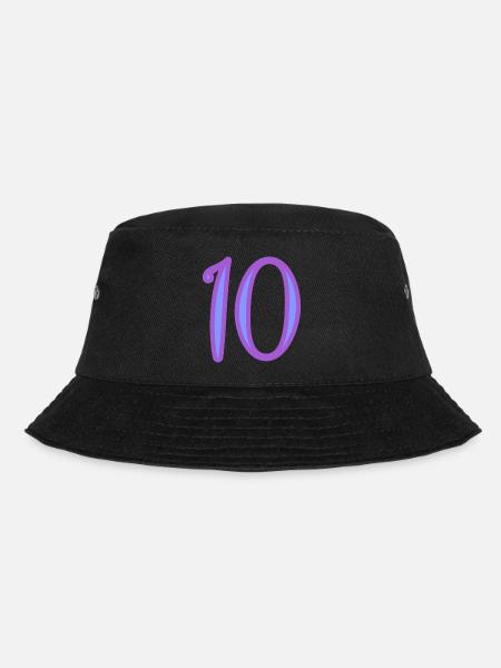 10 - Bucket Hat - Schwarz