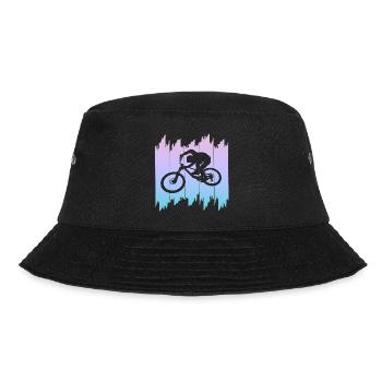 Bike, Fahrrad, Downhill - Bucket Hat - Schwarz - Vorne - Lela (165cm)