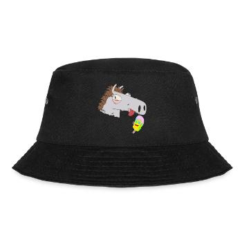 Tête de cheval glace crème enfants été enfant cheval chevaux - Bob - noir - Devant - Lela (165cm)