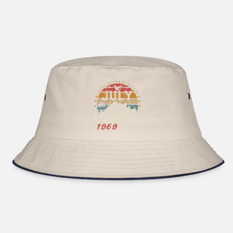 Juli 1969 | Ursprünglicher Geburtstag Juli 1969 Bucket Hat