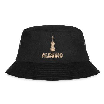 Bratsche Alessio - Bucket Hat - Schwarz - Vorne - Lela (165cm)