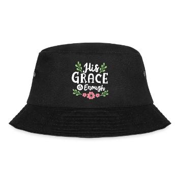Christlich Glaube Religiös - Bucket Hat - Schwarz - Vorne - Lela (165cm)