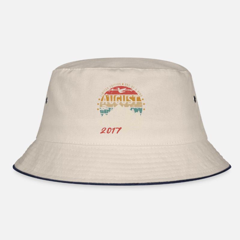 August 2017 - Made In August 2017 - Vintage 2017 Bucket Hat