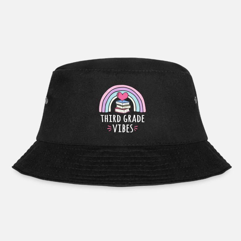 Third Grade Vibes - Bucket Hat - black