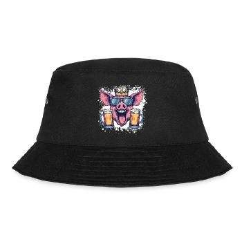 Pork Beer Party - Bucket Hat - black - Front - Lela (165cm)