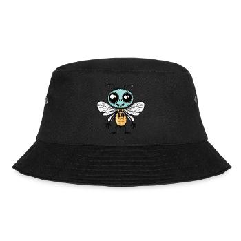 Dragonfly Halloween Funny Zombie - Bucket Hat - black - Front - Lela (165cm)