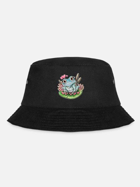 Frog - Bucket Hat - black