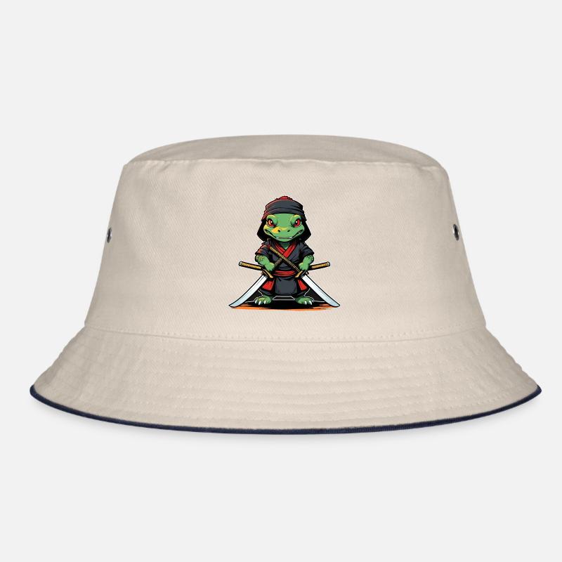 Ninja-Aligator #3 Bucket Hat