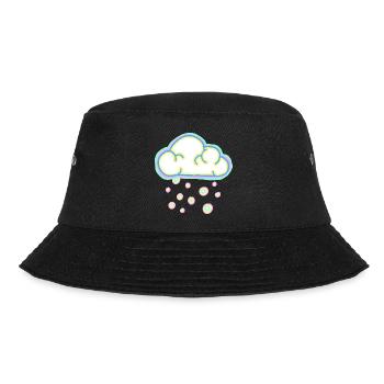 Pastel cloud and snow - Bucket Hat - black - Front - Lela (165cm)
