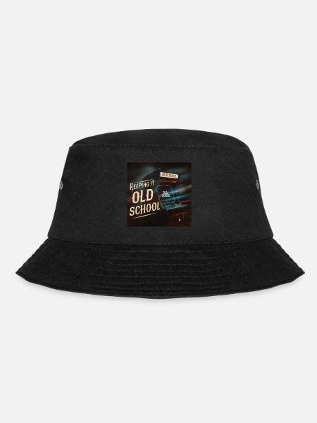 Arcade Spielhalle Spielautomat Gamer Gaming - Bucket Hat - Schwarz